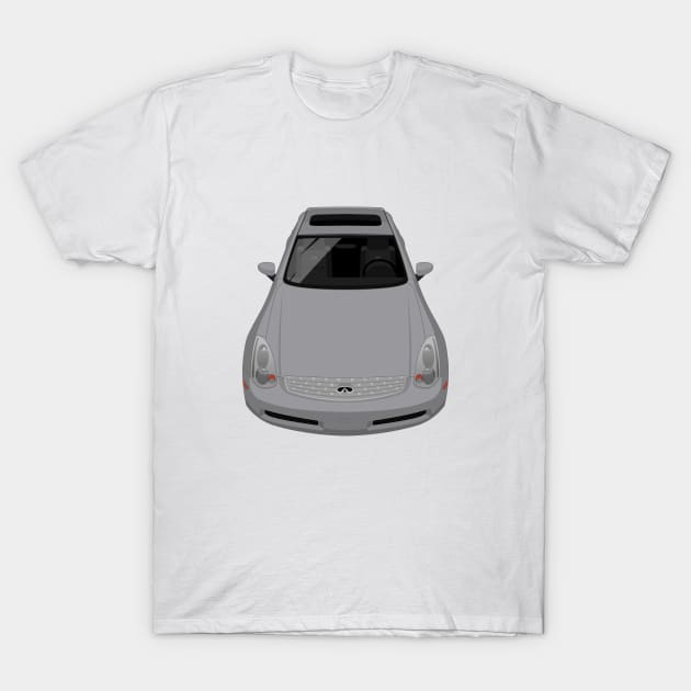 G35 Coupe 3rd gen 2003-2007 - Silver T-Shirt by jdmart